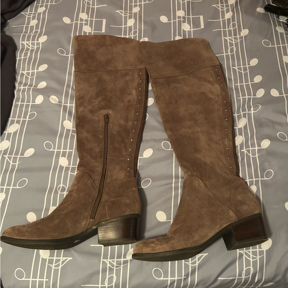 Vince Camuto Shoes - Brown Suede Knee-High Boots